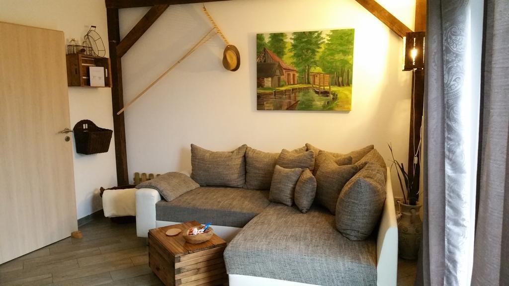 Ferienwohnung "Faehrmannsruh " Люббен Экстерьер фото